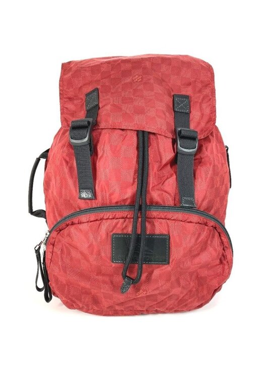 Louis Vuitton Backpack Light Pack Nylon Red main image 4